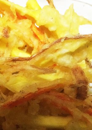 自家製天ぷら粉で！☆野菜のかき揚げ☆-レシピのメイン写真