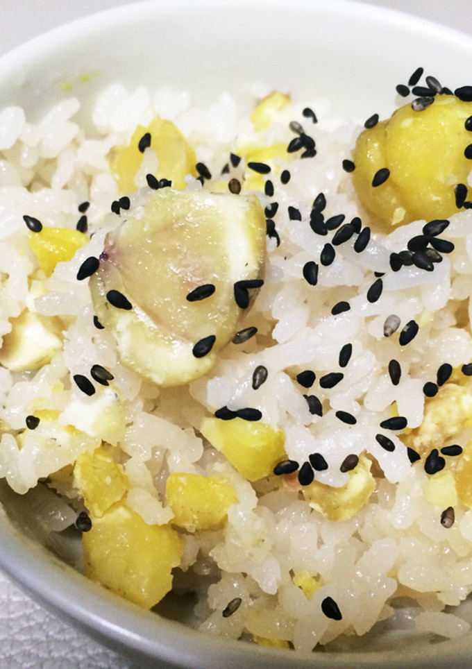 炊飯器で栗ご飯-レシピのメイン写真