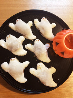 ハロウィン★もちもちおばけの羽二重餅-レシピのメイン写真