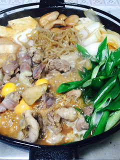 ハレの日の鶏すき。ヒネ鶏のすき焼き!-レシピのメイン写真
