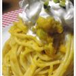 かぼちゃソースクリームパスタ