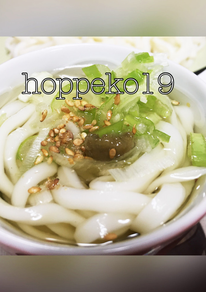 白だしと青柚子胡椒で食べる冷うどん-レシピのメイン写真