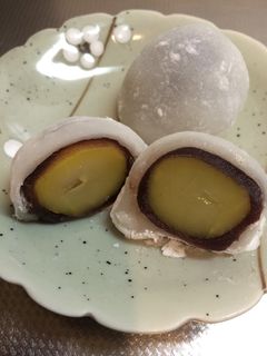 うまうまっ!栗大福〜(≧∇≦)-レシピのメイン写真