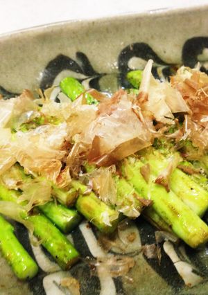 アスパラの醤油ココナッツオイル炒め-レシピのメイン写真