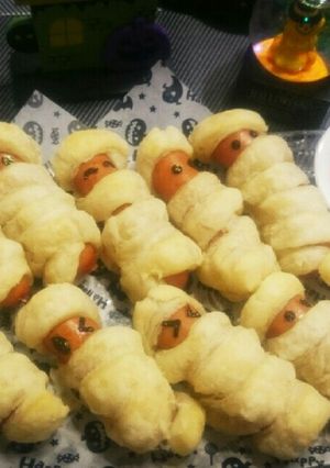 ☆ハロウィン☆ミイラさんウインナー☆-レシピのメイン写真
