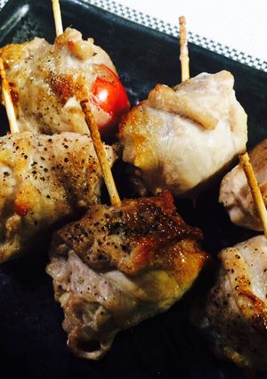 超簡単&おいしい♡ミニトマトの肉巻き串-レシピのメイン写真