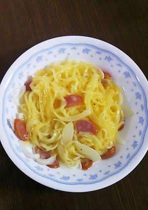 マロニーでカルボナーラ風♪-レシピのメイン写真