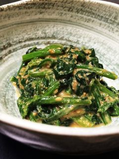 ごまドレッシング風☆ほうれん草の胡麻和え-レシピのメイン写真
