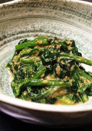 ごまドレッシング風☆ほうれん草の胡麻和え-レシピのメイン写真