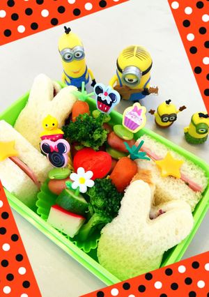 簡単 可愛いパン弁当☆-レシピのメイン写真