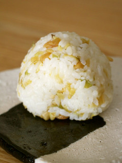 里山みょうがの味噌漬けおにぎり-レシピのメイン写真
