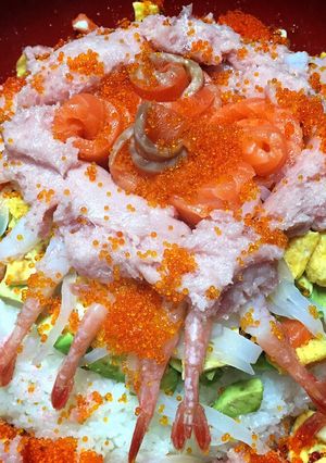 綺麗に簡単！美味しいちらし寿司！！-レシピのメイン写真