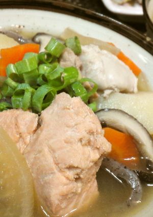 旬★具だくさん★大満足【白子入り石狩汁】-レシピのメイン写真