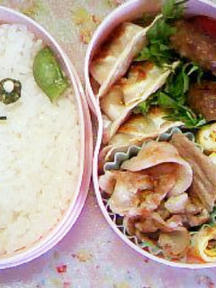 豆しば*キャラ弁-レシピのメイン写真