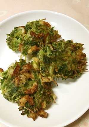 豆苗とちくわのかき揚げ-レシピのメイン写真