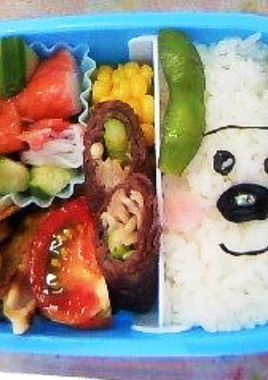 ワンワン＊キャラ弁-レシピのメイン写真