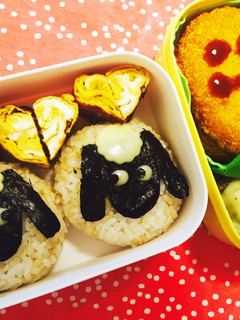 簡単!キャラ弁!ひつじのショーン♡羊-レシピのメイン写真