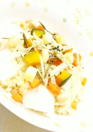 まごわやしい◎8種の野菜と大豆の玄米ご飯-レシピのメイン写真