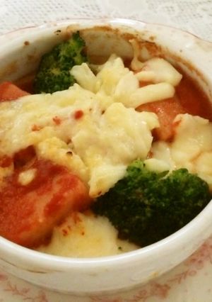 高野豆腐の彩りグラタン♪-レシピのメイン写真