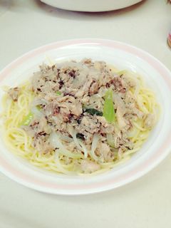 ランチにもディナーにも!鯖缶で簡単パスタ-レシピのメイン写真