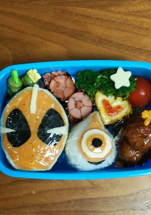 仮面ライダーゴースト☆キャラ弁-レシピのメイン写真