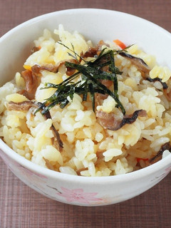 脱メタボ!きのこ&大麦の炊き込みご飯♪-レシピのメイン写真