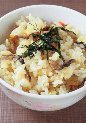 脱メタボ！きのこ＆大麦の炊き込みご飯♪-レシピのメイン写真