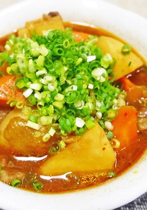 キムチＤｅ韓国風肉じゃが-レシピのメイン写真