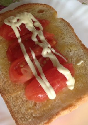 ★パン★フレッシュトマトトースト-レシピのメイン写真