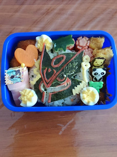 ☆キャラ弁 ポケモン 黒メガレックウザ-レシピのメイン写真