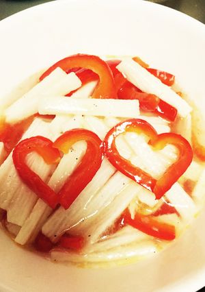 パプリカと長いものマリネ風-レシピのメイン写真