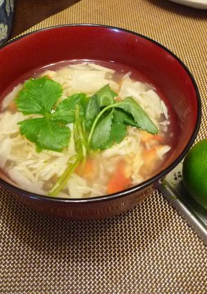 湯葉の蟹溶き椀-レシピのメイン写真