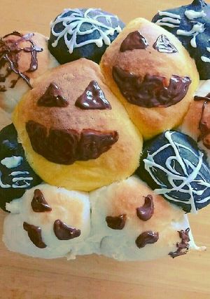 ハロウィンちぎりパン-レシピのメイン写真
