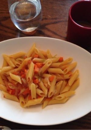 ワンポットパスタのおじや風ペンネ-レシピのメイン写真