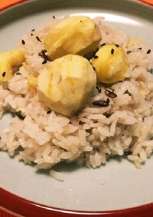 今が旬!!秋の味覚 簡単ホクホク栗ご飯♪-レシピのメイン写真