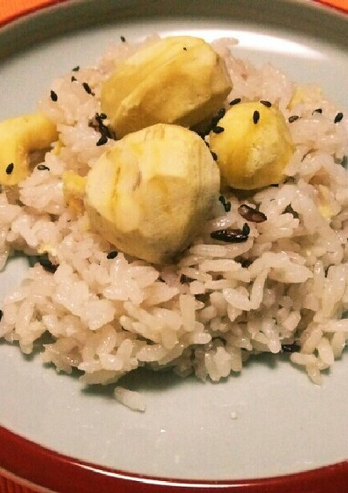 今が旬!!秋の味覚 簡単ホクホク栗ご飯♪-レシピのメイン写真