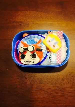 妖怪ウォッチ☆Bジバニャン☆キャラ弁-レシピのメイン写真