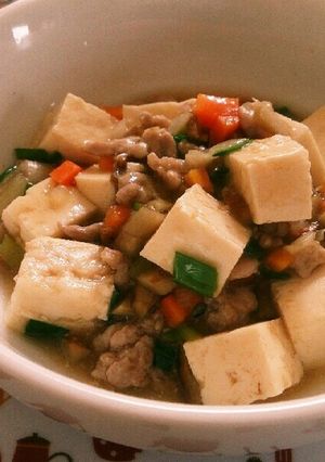 子どもと食べれる♪野菜たっぷり麻婆豆腐-レシピのメイン写真