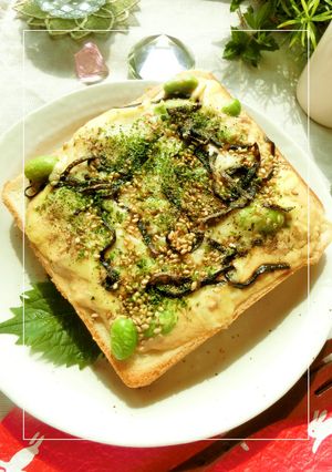 磯香る❃粉豆腐×ツナ ふんわり和トースト-レシピのメイン写真