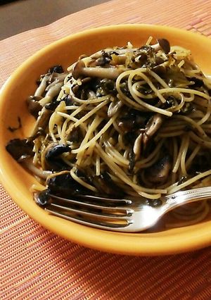 お一人様ランチにも♡きのこたっぷりパスタ-レシピのメイン写真