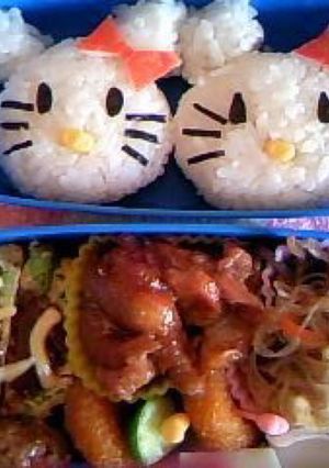 キティーちゃん＊キャラ弁-レシピのメイン写真