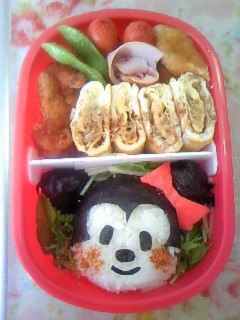 ミニーちゃん*キャラ弁-レシピのメイン写真