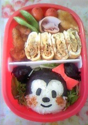 ミニーちゃん＊キャラ弁-レシピのメイン写真