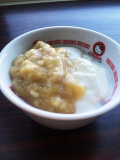 離乳食 中期バナナヨーグルト-レシピのメイン写真
