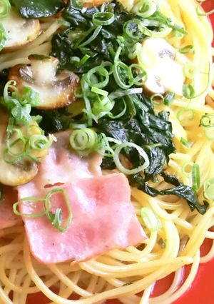 ベーコンときのこの和風パスタ-レシピのメイン写真