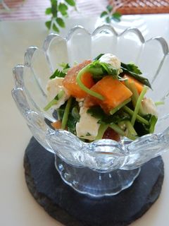 柿と三つ葉の和え物~✿-レシピのメイン写真
