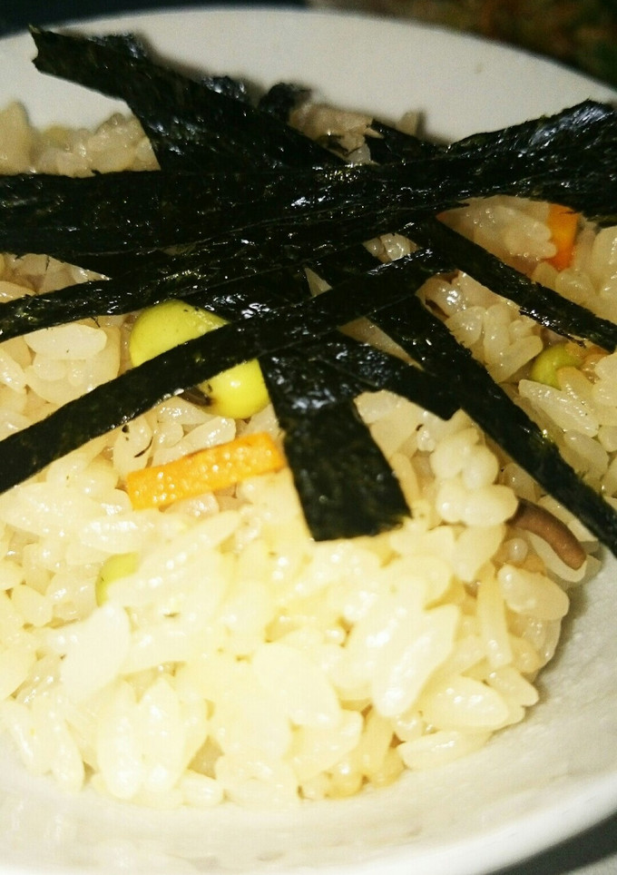 エリンギと枝豆の炊き込みごはん-レシピのメイン写真