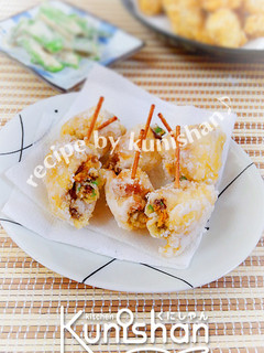 はまちのインゲン巻き唐揚げ♪-レシピのメイン写真