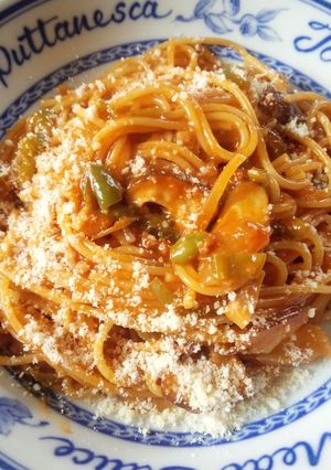 フライパン1つ♡簡単ミートソースパスタ-レシピのメイン写真