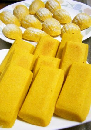 卵白で♡カボチャのフィナンシェ風焼き菓子-レシピのメイン写真
